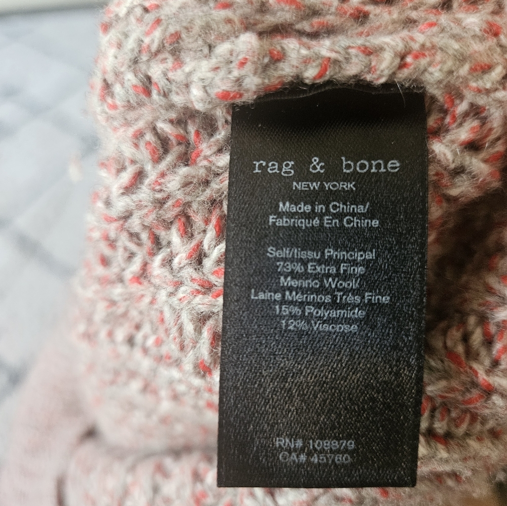 Rag & Bone Cheryl Wool Blend Sweater Xs - Picture 7 of 7